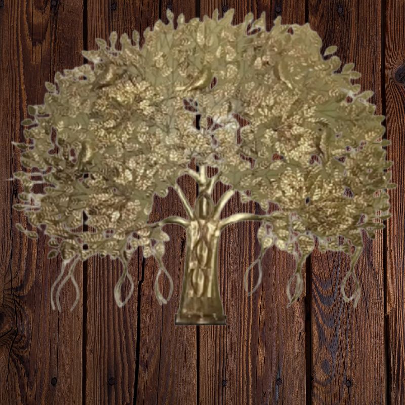 Banyan Tree of Life Metal Wall Hanging Art (HSN Code 7326) VandituHub