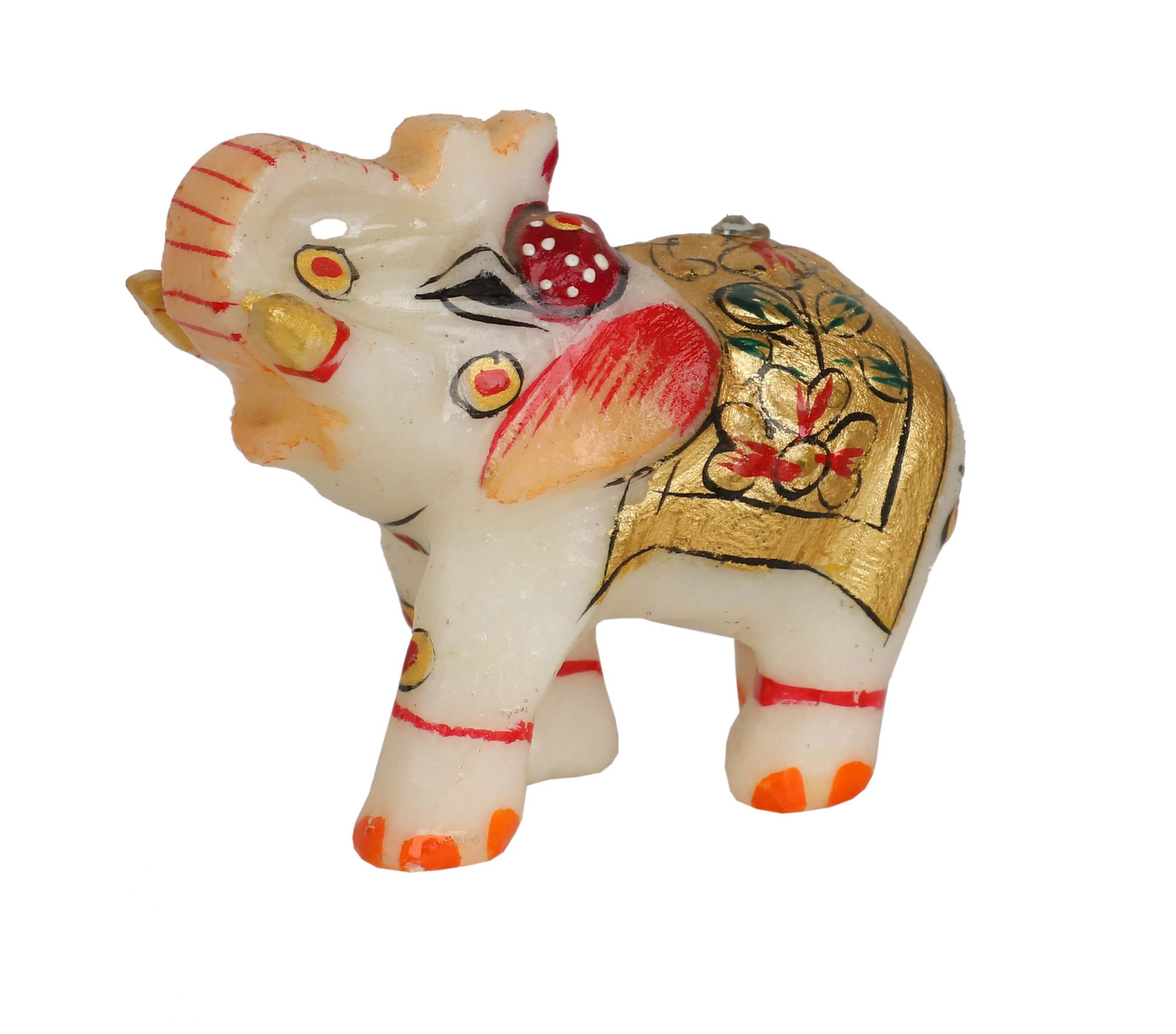 VandituHub Decorative Meenakari Elephant Statue (HSN Code 6802