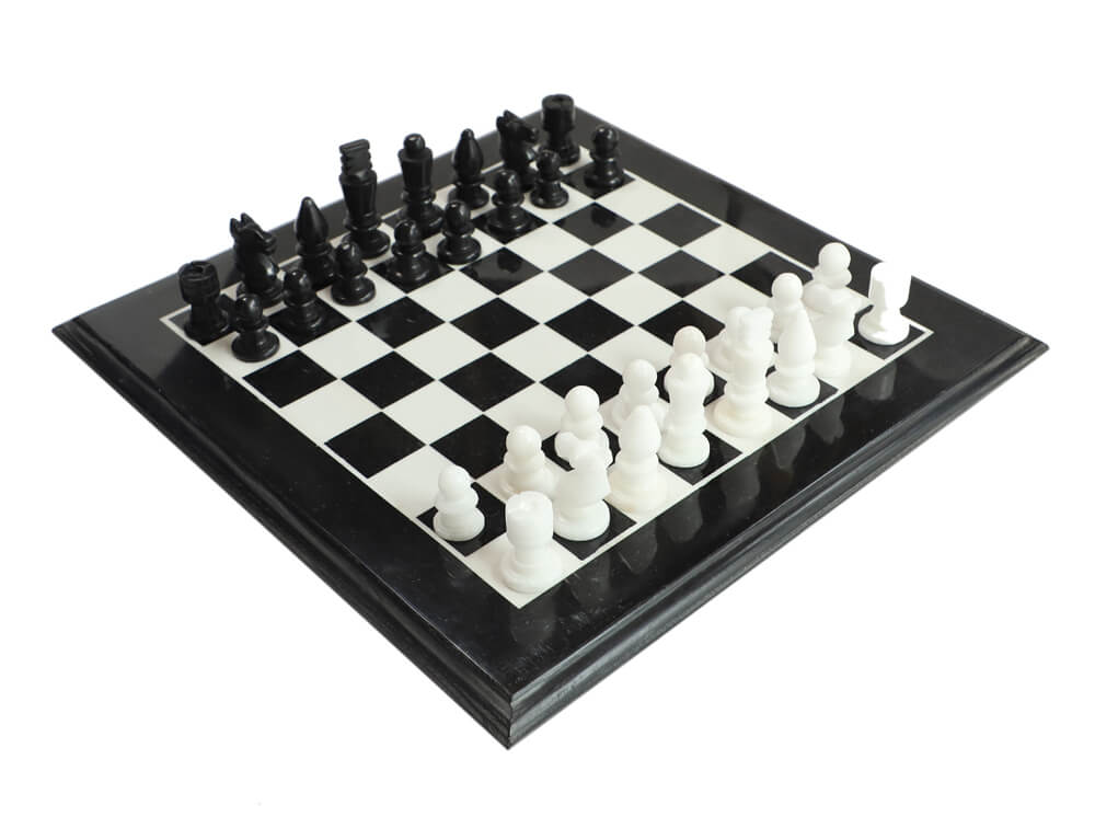 Marble Chess board Black (HSN Code 6802) VandituHub