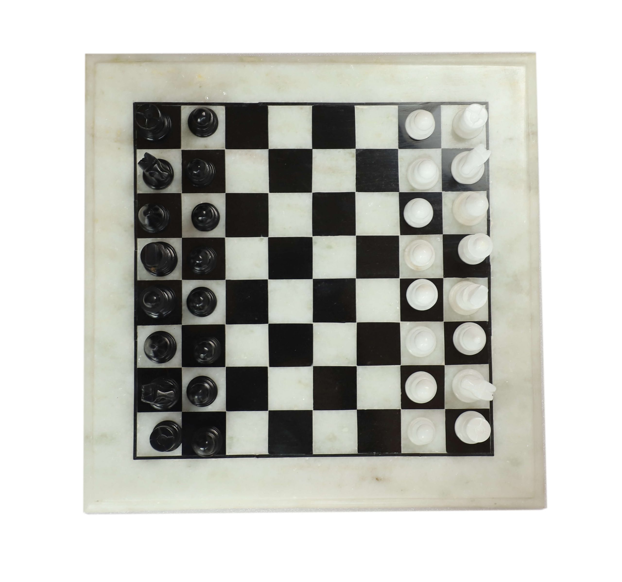 Marble Chess board White (HSN Code 6802) VandituHub