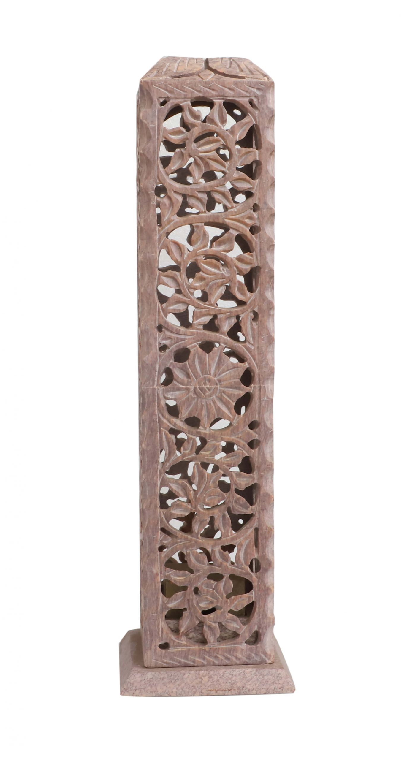 Marble RoseGold soapstone Candle Stand Long (HSN Code 6802) - VandituHub
