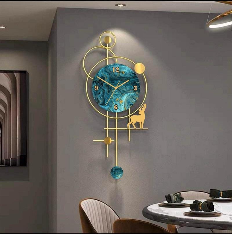 Designer Metal Wall Clock Art VandituHub
